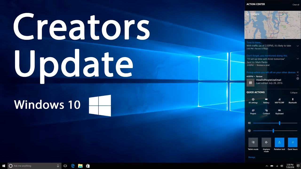 Windows 10 Creators Update